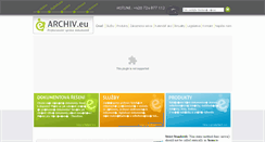 Desktop Screenshot of e-archiv.eu